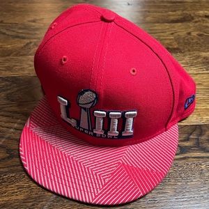 New Era Flatbill Snapback Super Bowl Hat • Super Bowl LIII (Patriots vs Rams)
